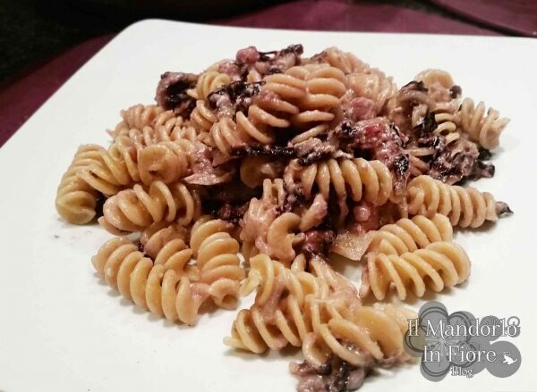 Tortiglioni al radicchio