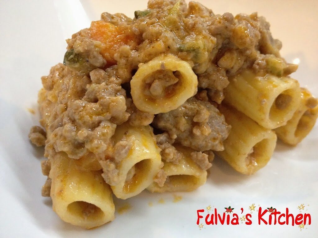 Tortiglioni al ragù a modo mio