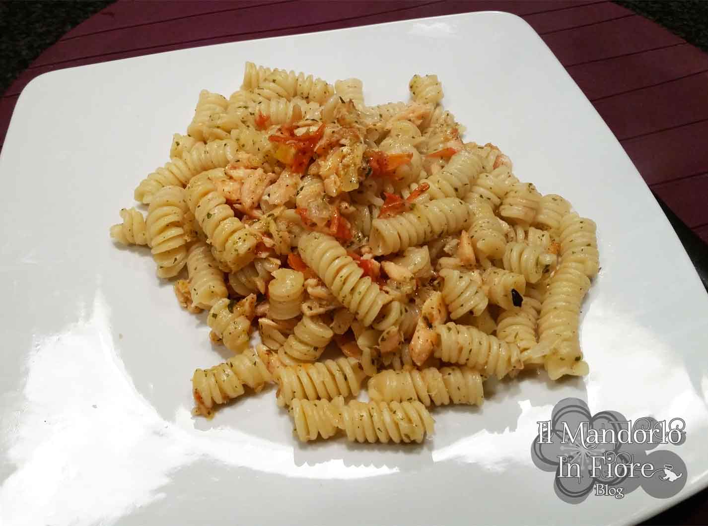 Tortiglioni risottati al salmone