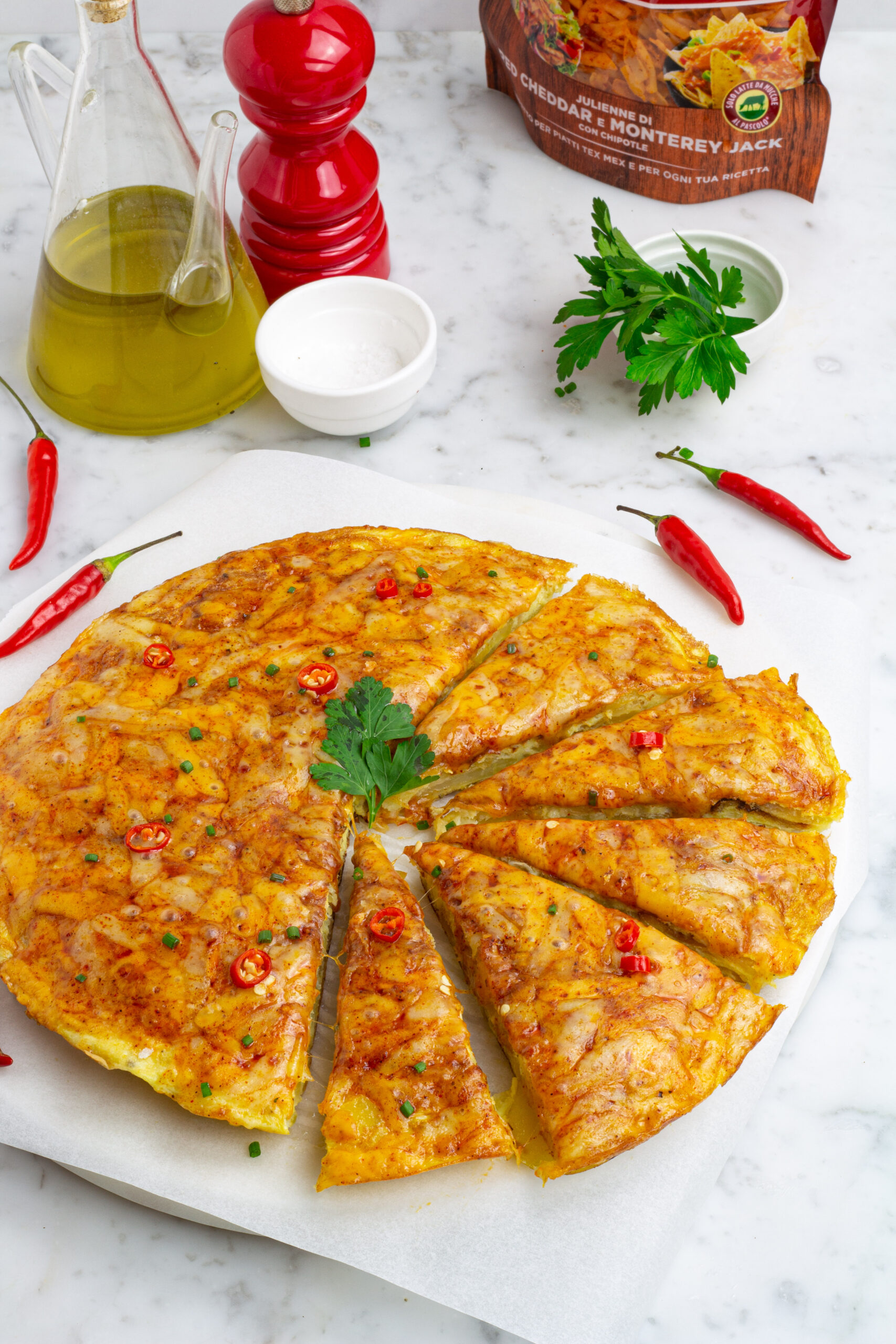Tortilla di patate tex mex