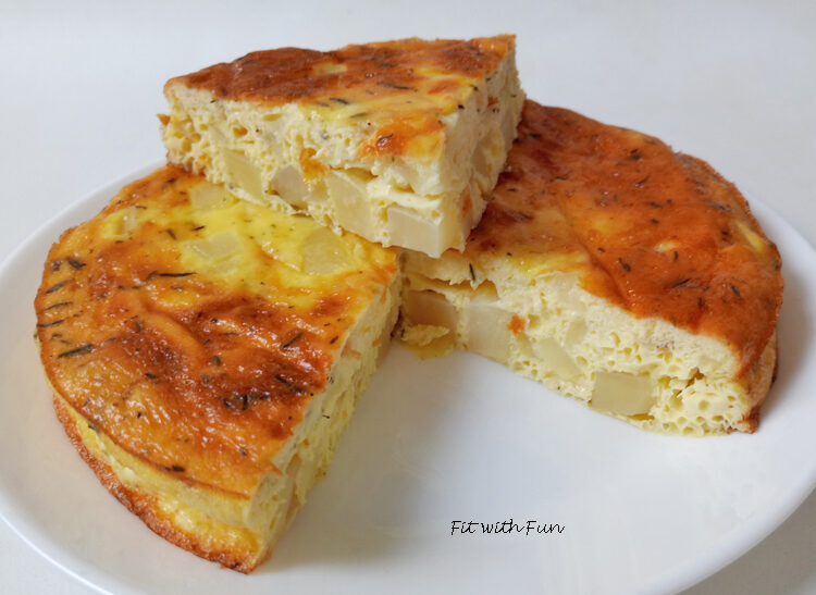 Tortilla spagnola frittata light di patate