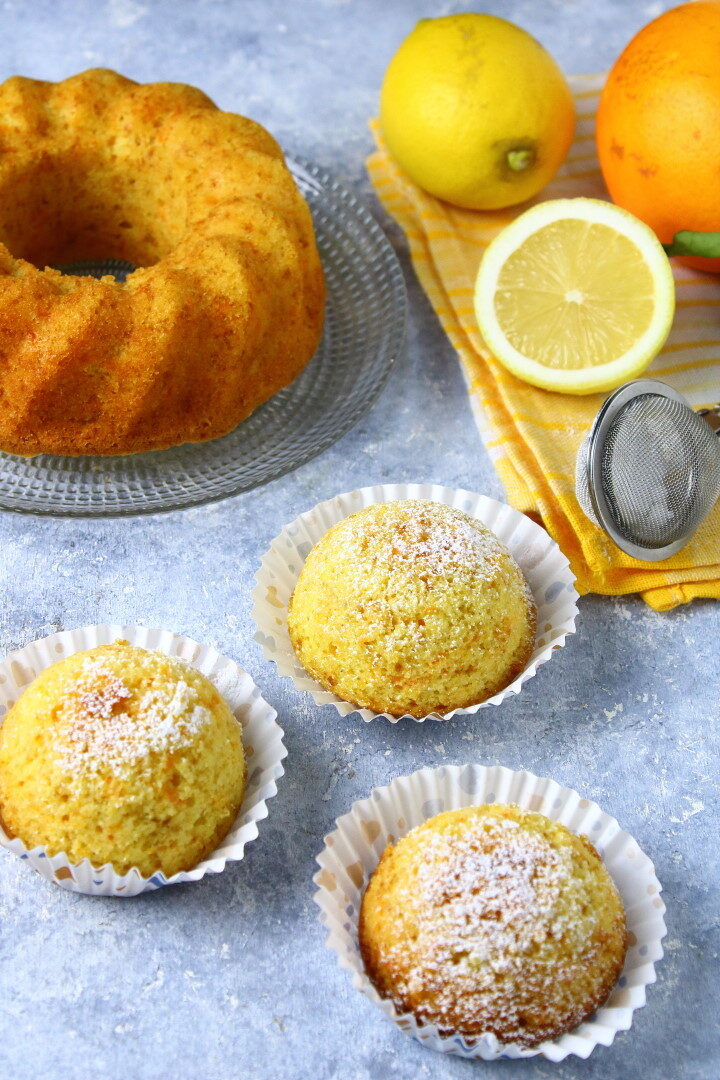 Tortine ace (arancia carota e limone) con olio extravergine