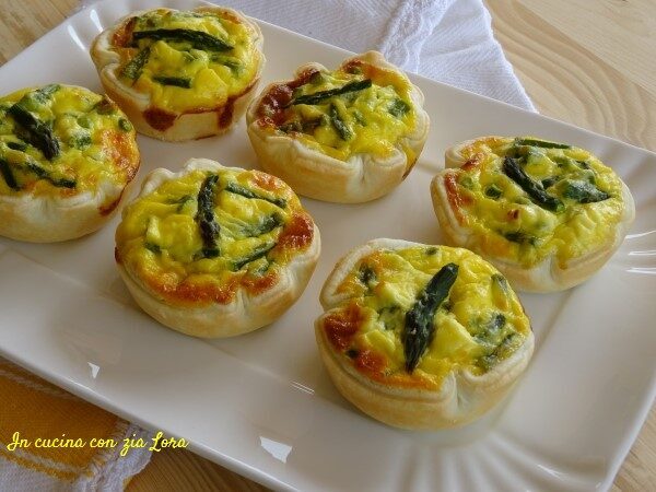 Tortine agli asparagi ricetta veloce