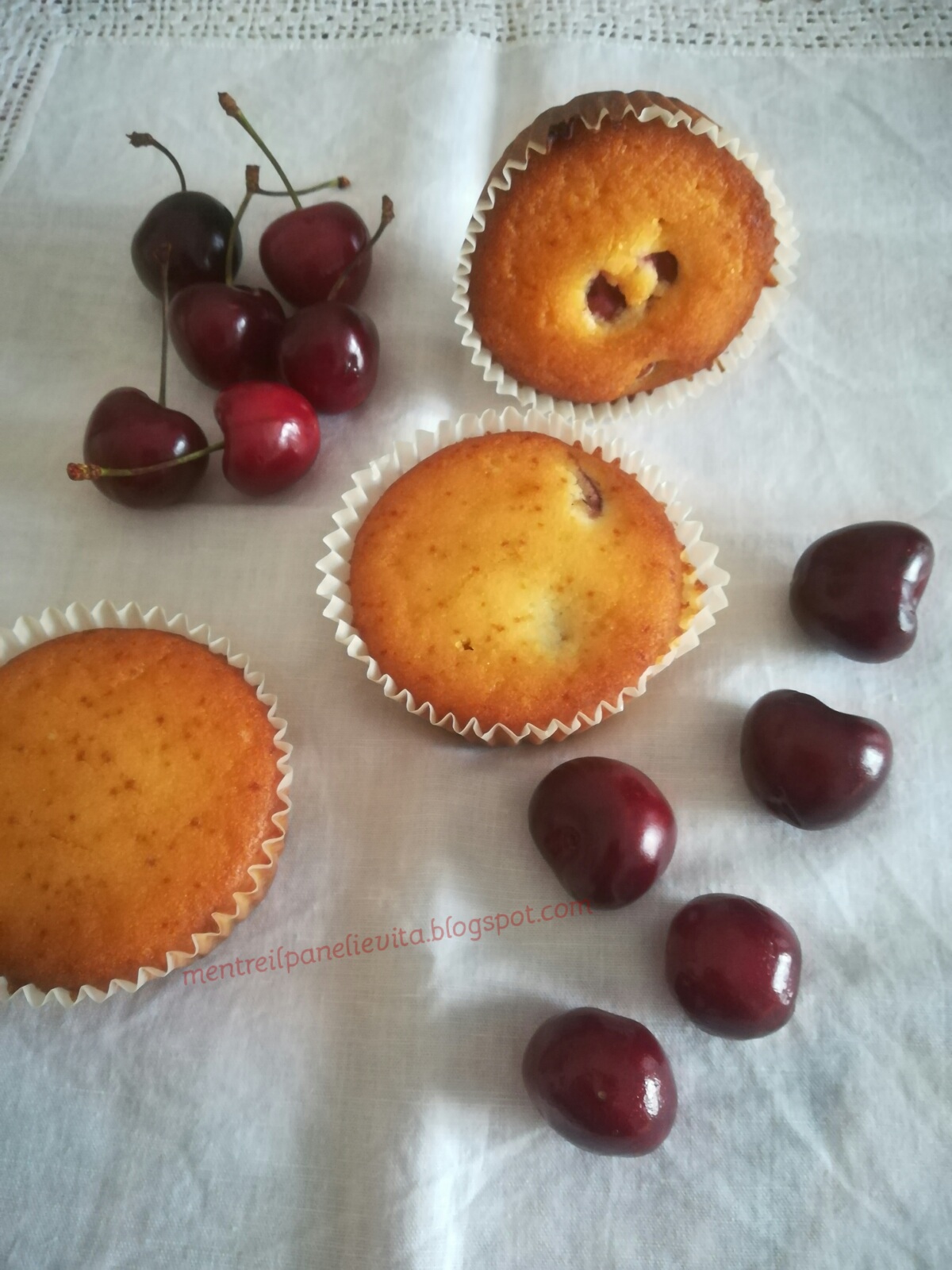 Tortine alle ciliegie senza glutine