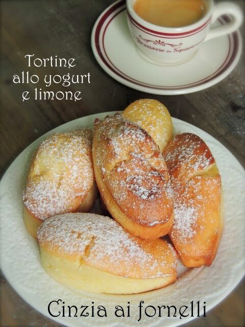 Tortine allo yogurt e limone