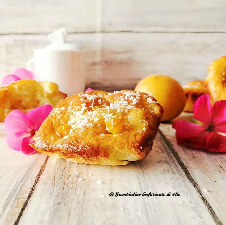 Tortine  cocco e albicocche