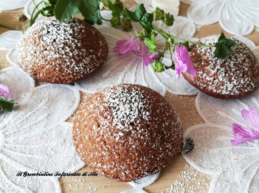 Tortine di farro al caffè e rapa rossa