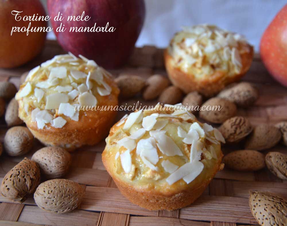 Tortine di mele,ricotta,mandorla