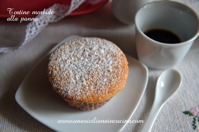 Tortine morbide alla panna