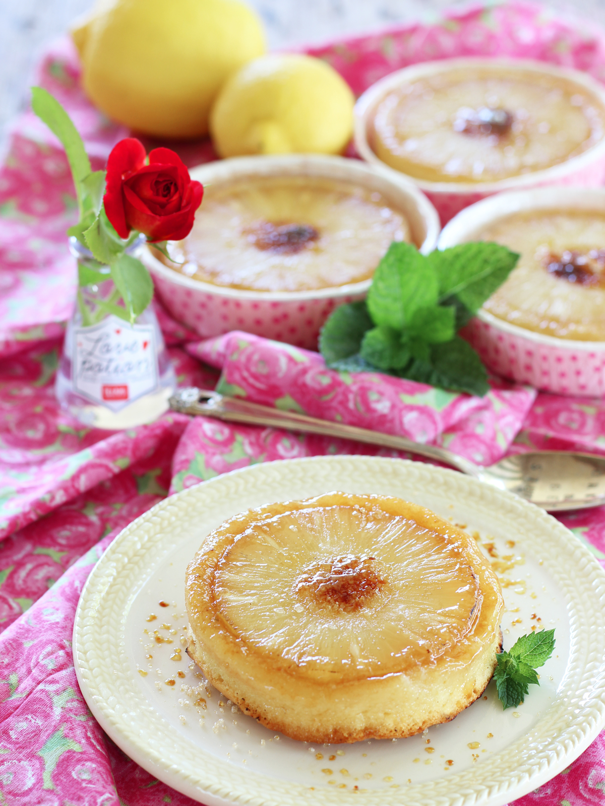 Tortine rovesciate all’ananas caramellato
