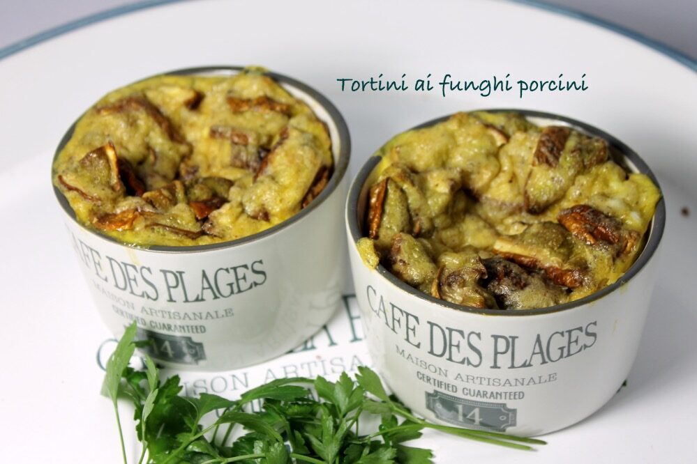 Tortini ai funghi porcini