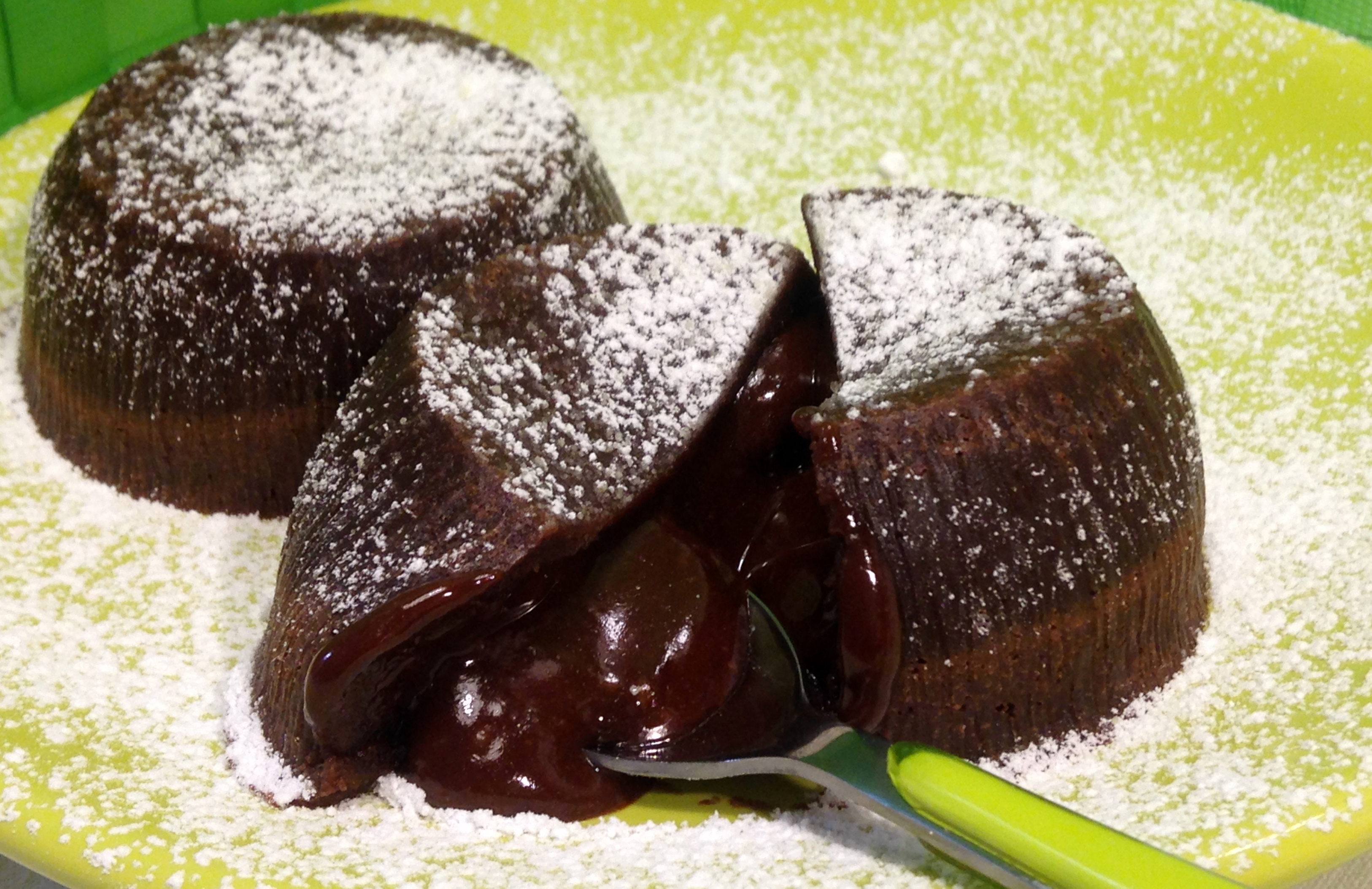 Tortini cuore morbido al cioccolato fondente