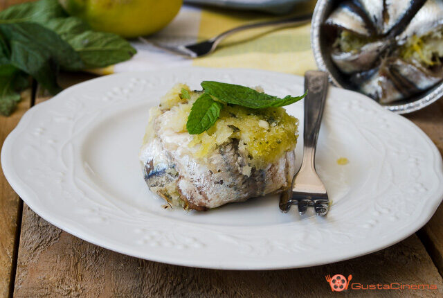 Tortini di alici limone e menta