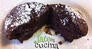 Tortini di cioccolato fondente con cuore morbido