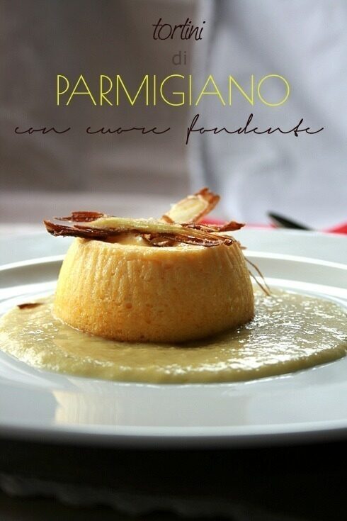 Tortini di parmigiano con cuore fondente