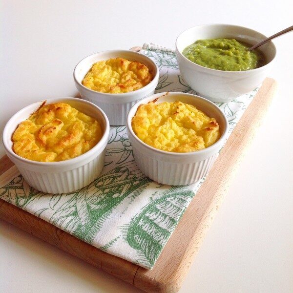 Tortini di patate con crema di zucchine