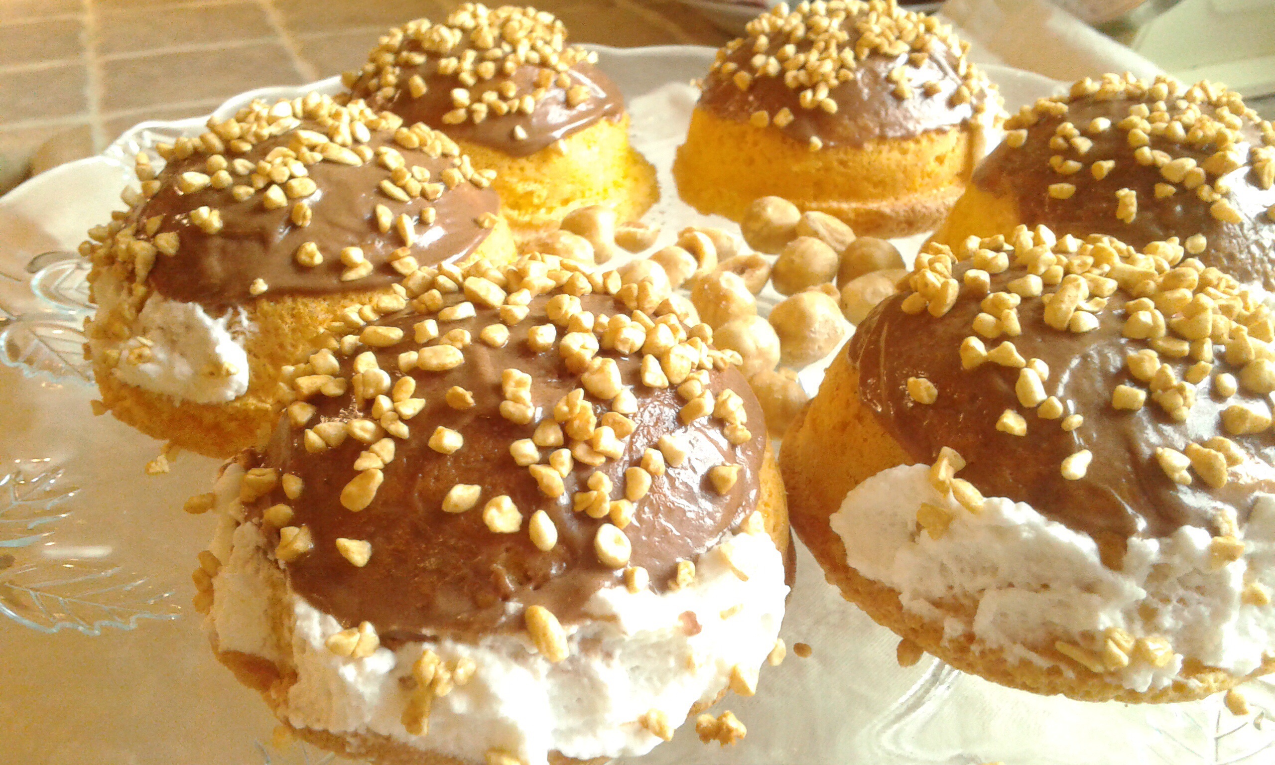 Tortini fondenti ripieni