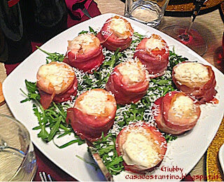 Tortini mozzarella di bufala e speck