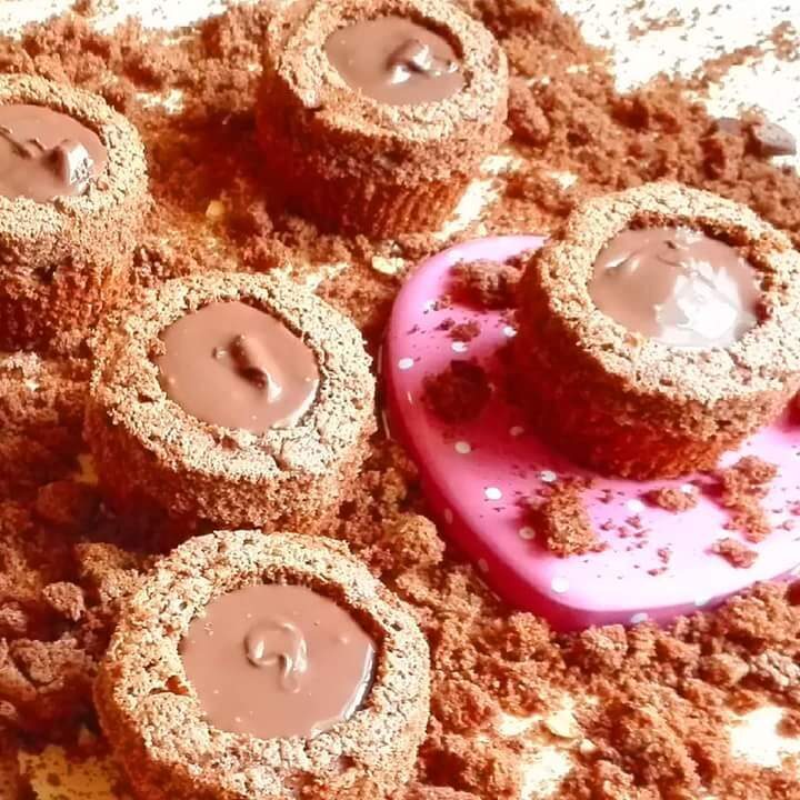 Tortini ripieni di nutella