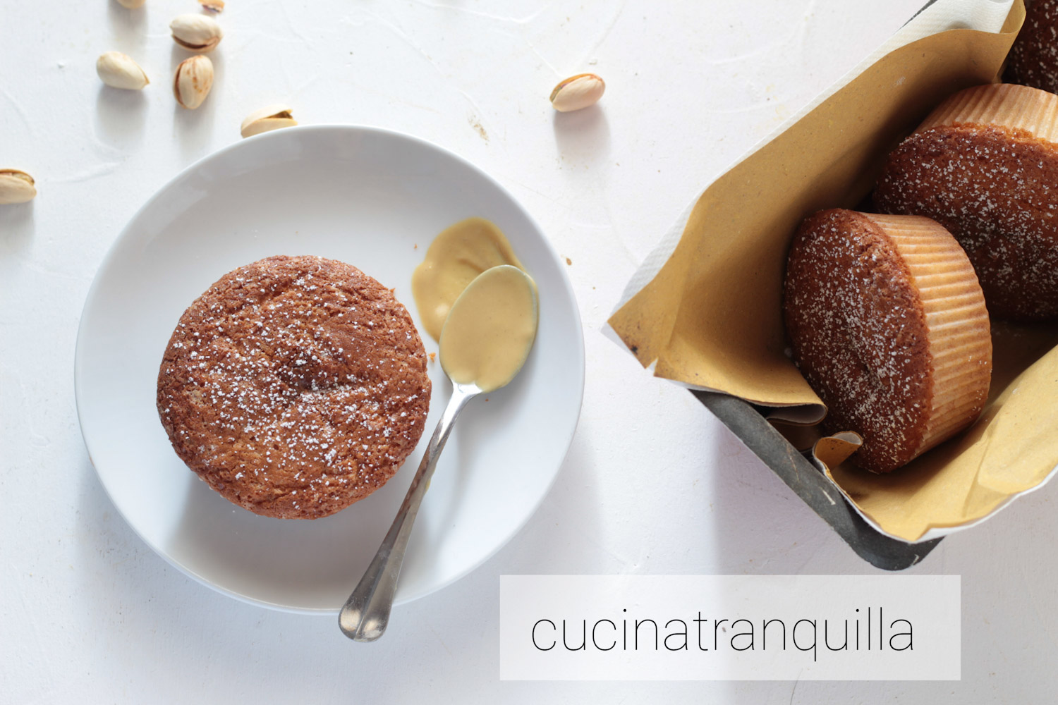 Tortini soffici al pistacchio