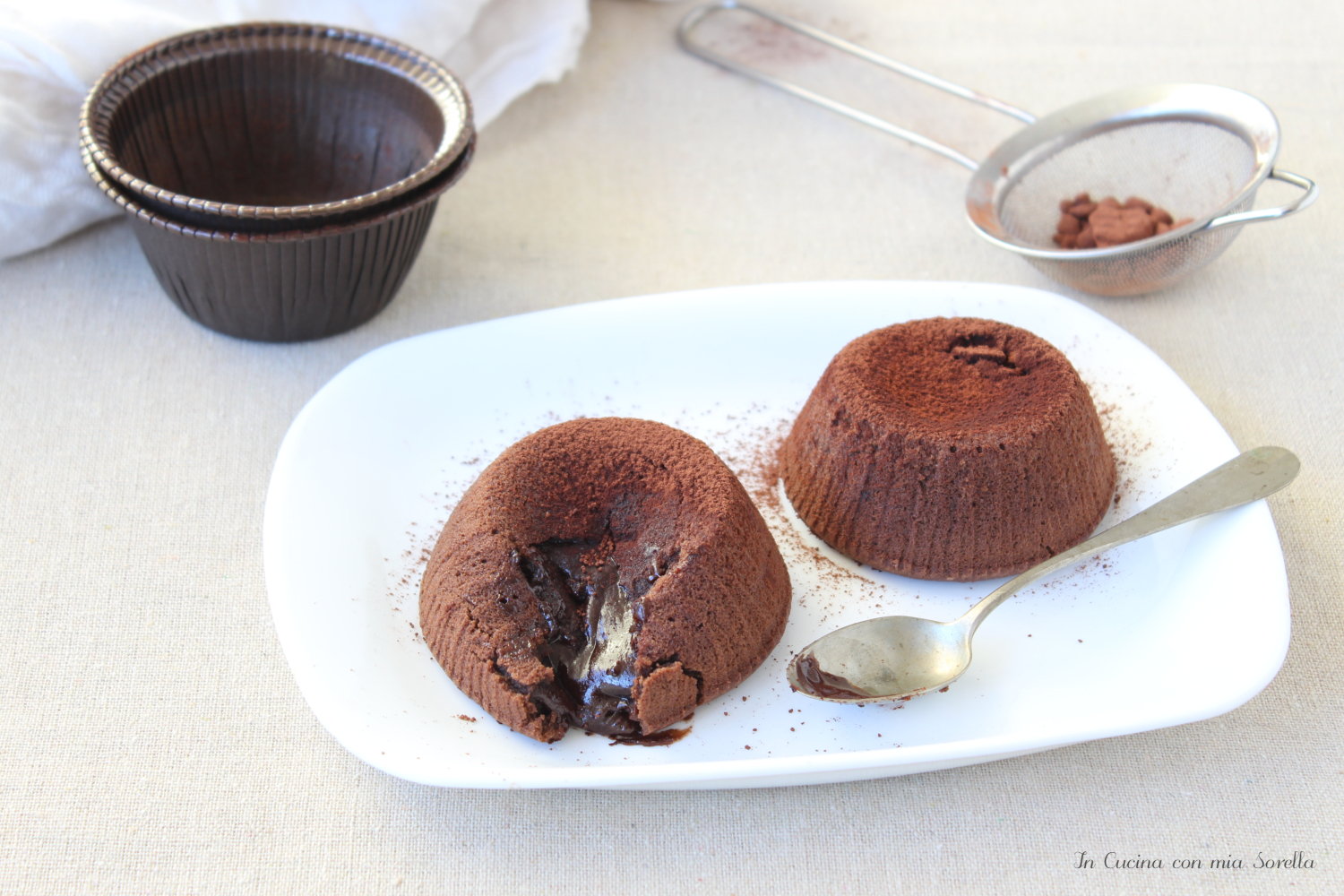 Tortino al cioccolato con cuore caldo