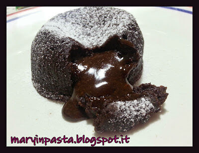 Tortino al cioccolato fondente