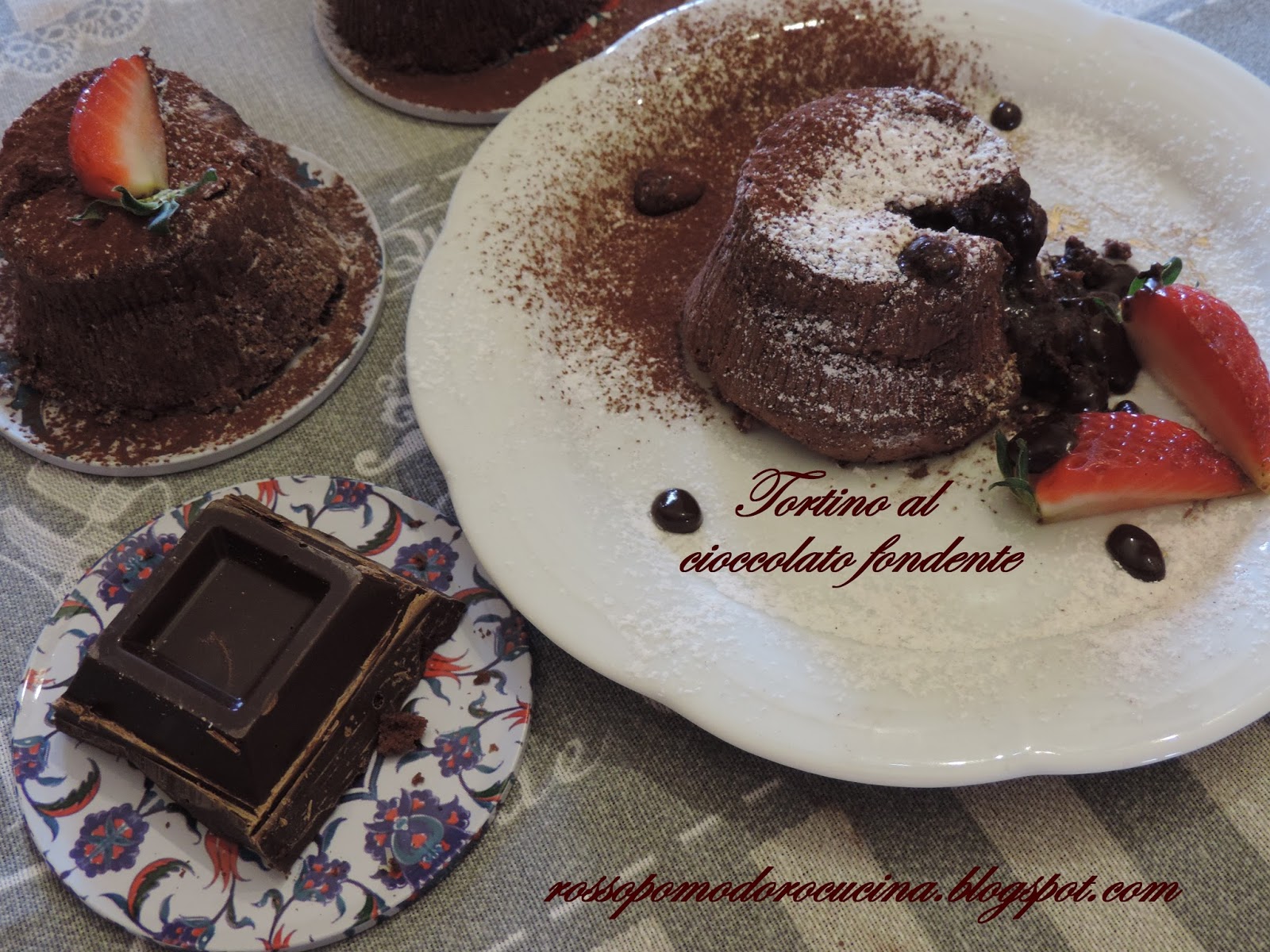 Tortino al cioccolato fondente