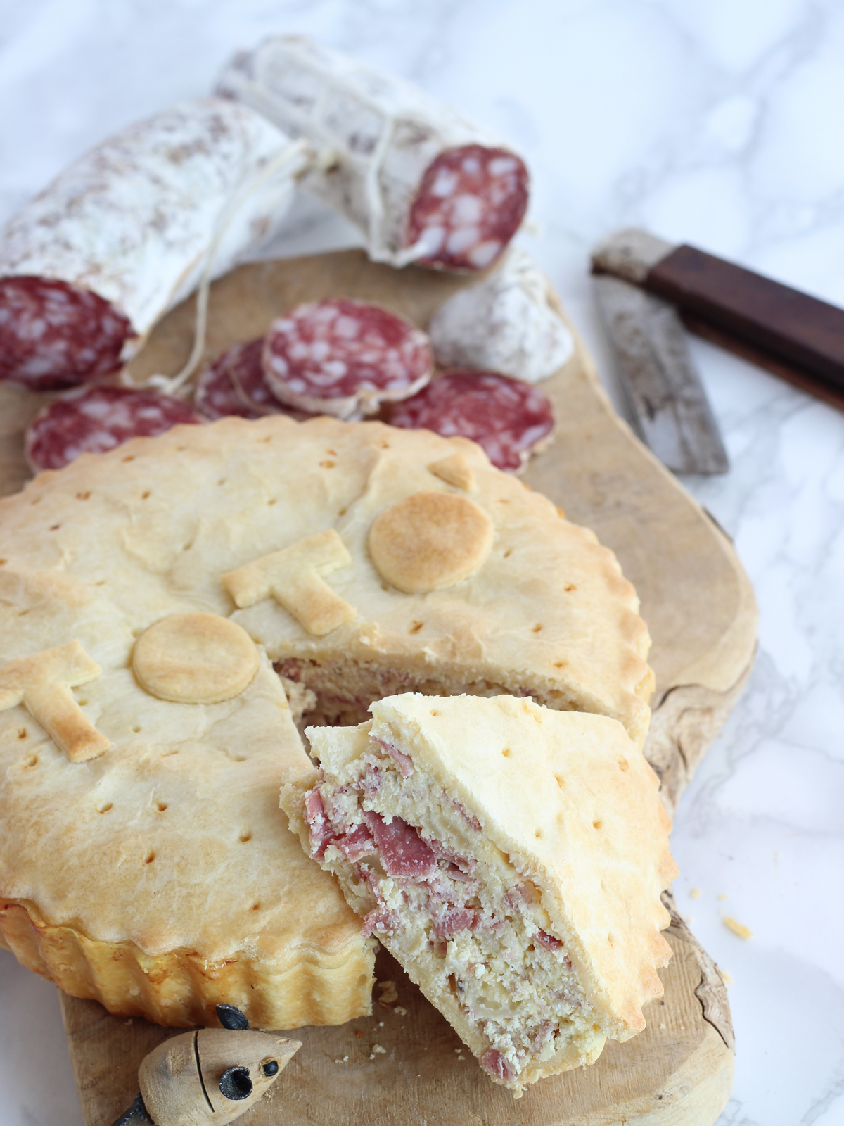 Tortino al salame