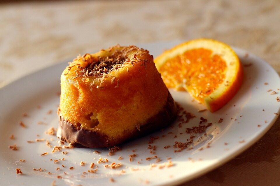 Tortino all’arancia e cioccolato