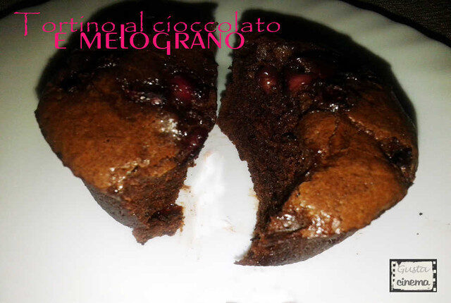 Tortino cioccolato e melograno