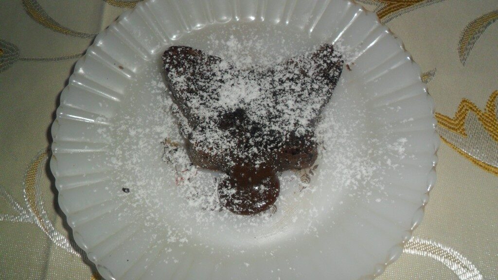 Tortino con cuore morbido di cioccolato