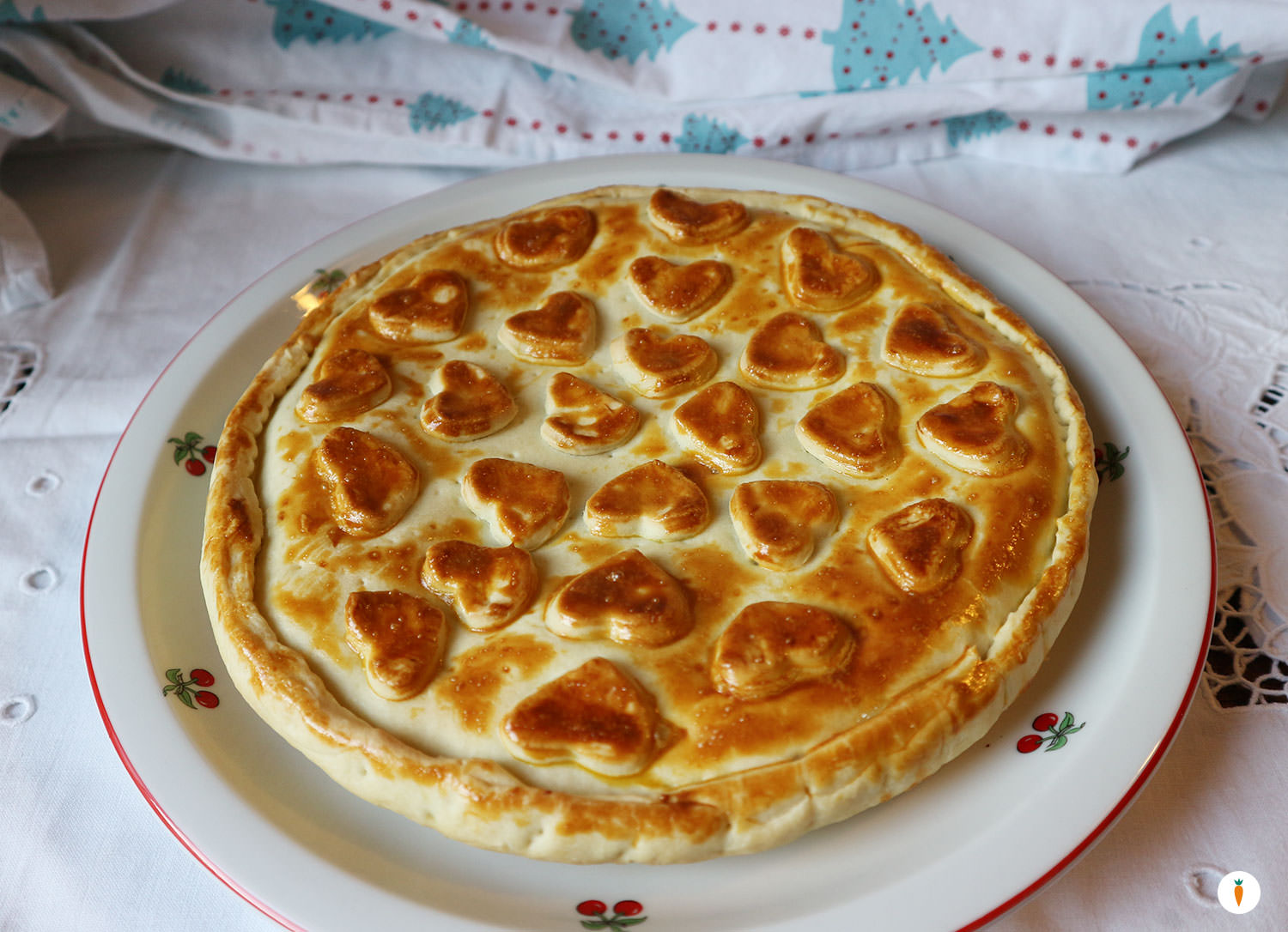 Tortino con ricotta e carciofi