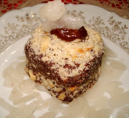 Tortino cuore di cioccolato fondente