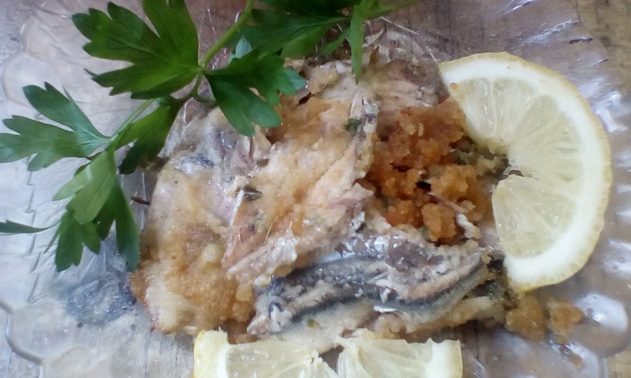 Tortino di alici a limone