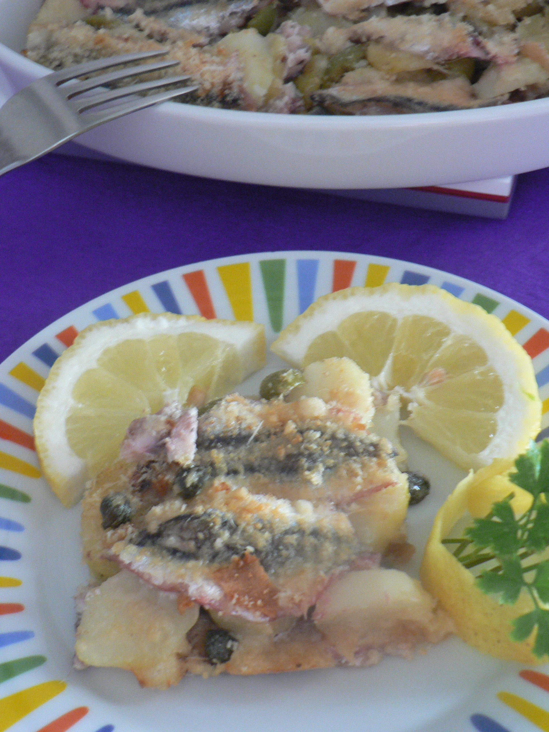 Tortino di alici e patate-noi due in cucina