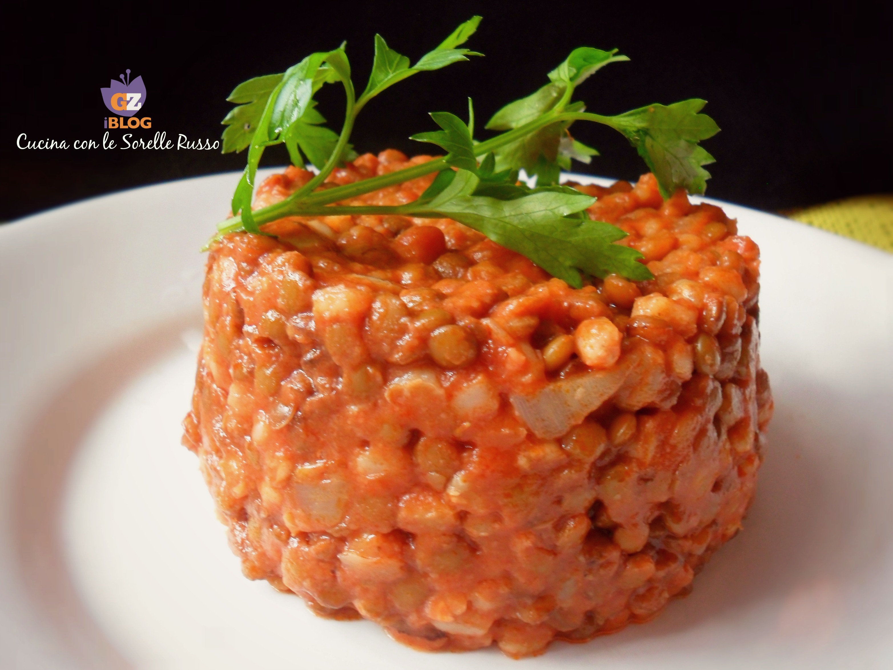 Tortino di lenticchie e farro