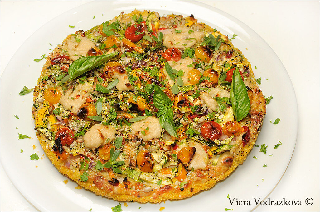 Tortino di miglio con le verdure senza glutine