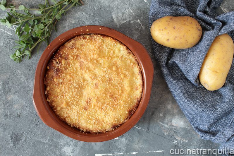 Tortino di patate ai formaggi
