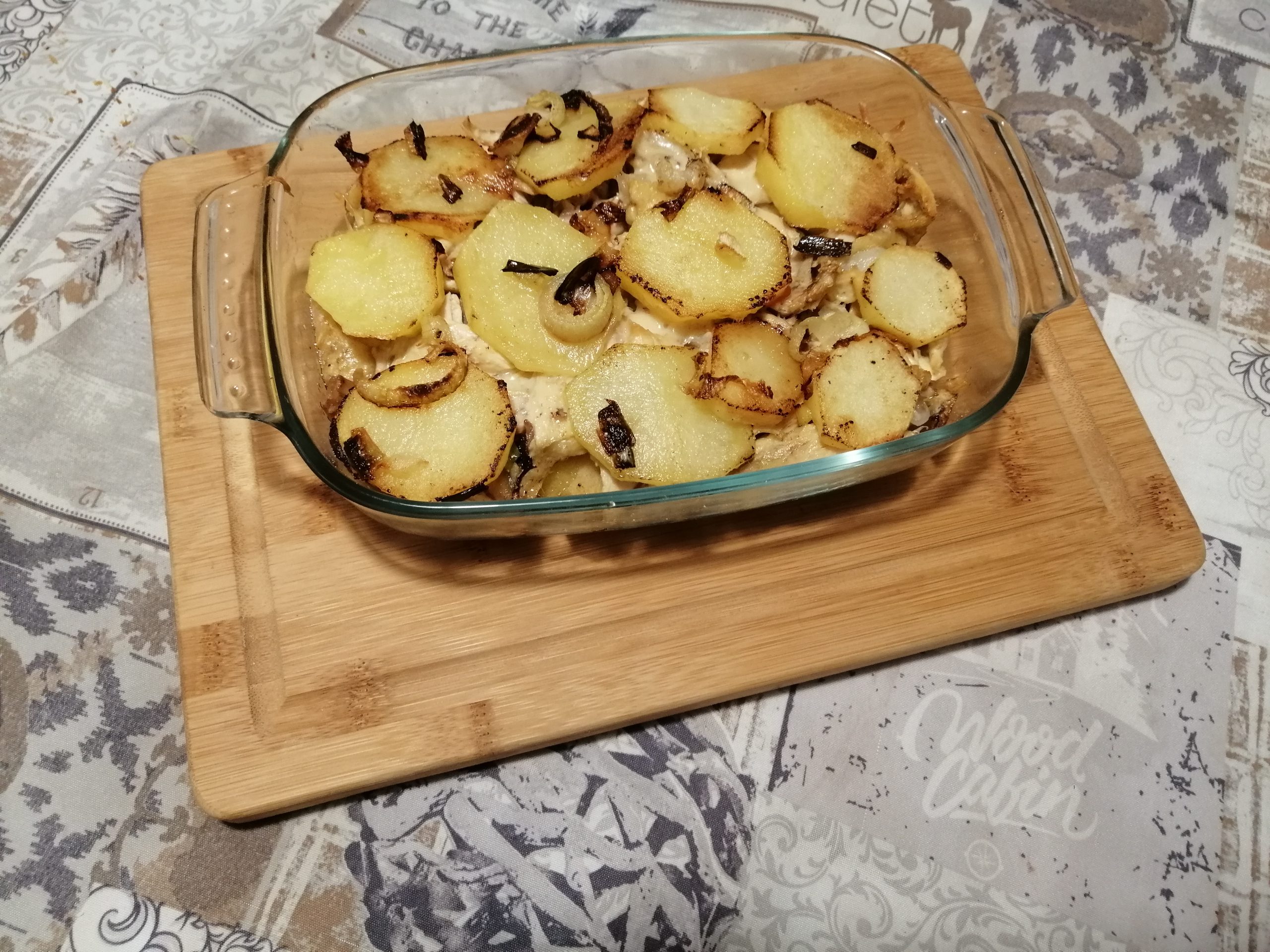Tortino di patate e carne lessata