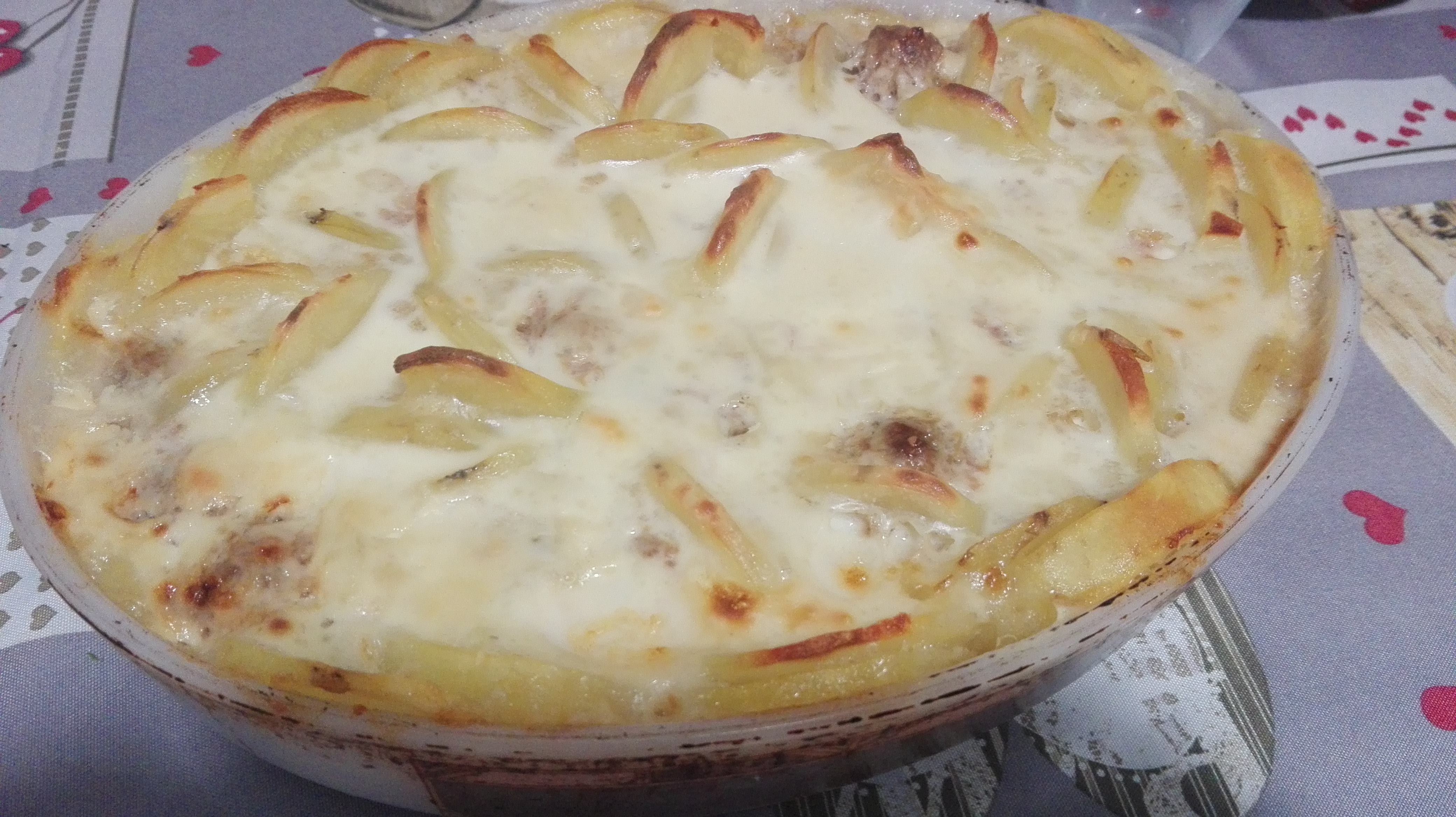 Tortino di patate e polpette