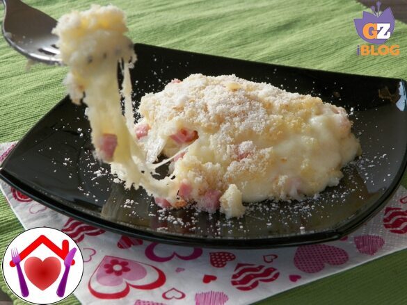 Tortino di patate e scamorza