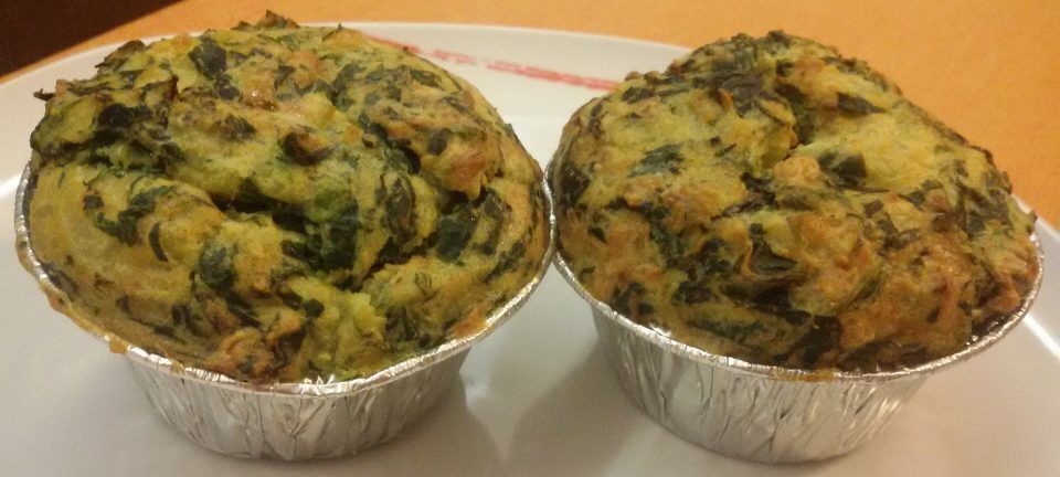 Tortino di patate e spinaci