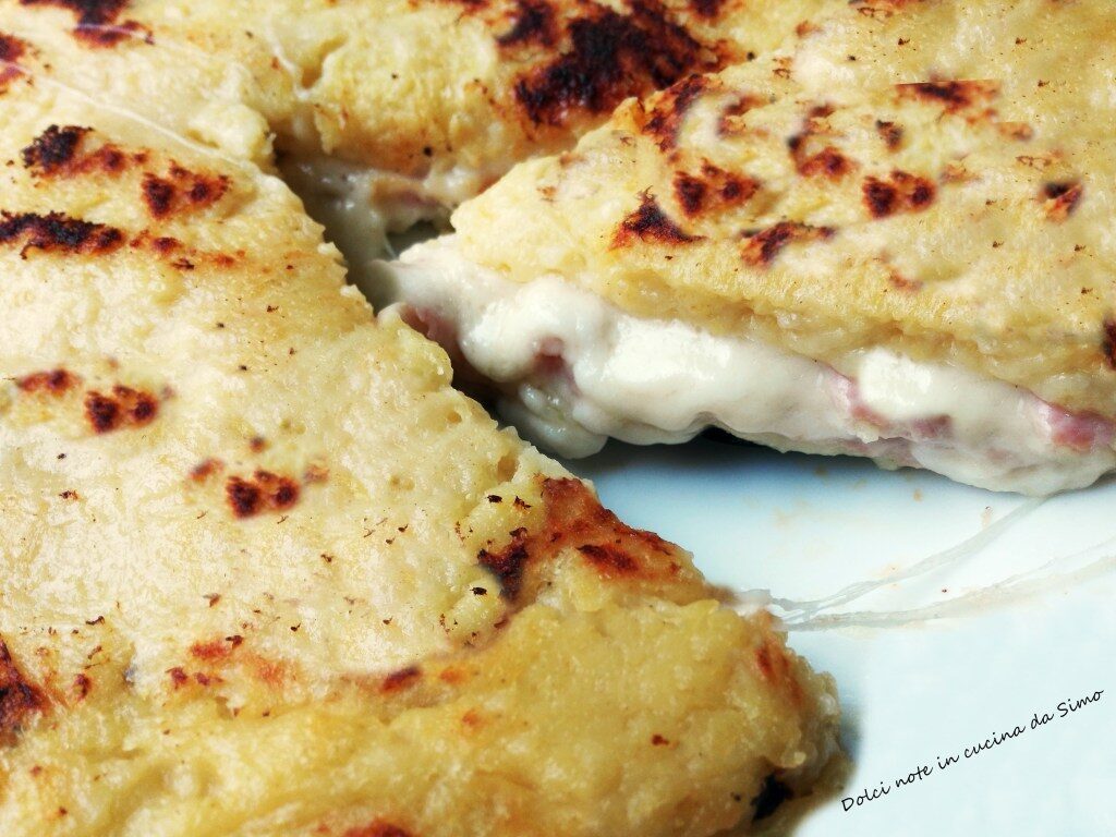 Tortino di patate filante
