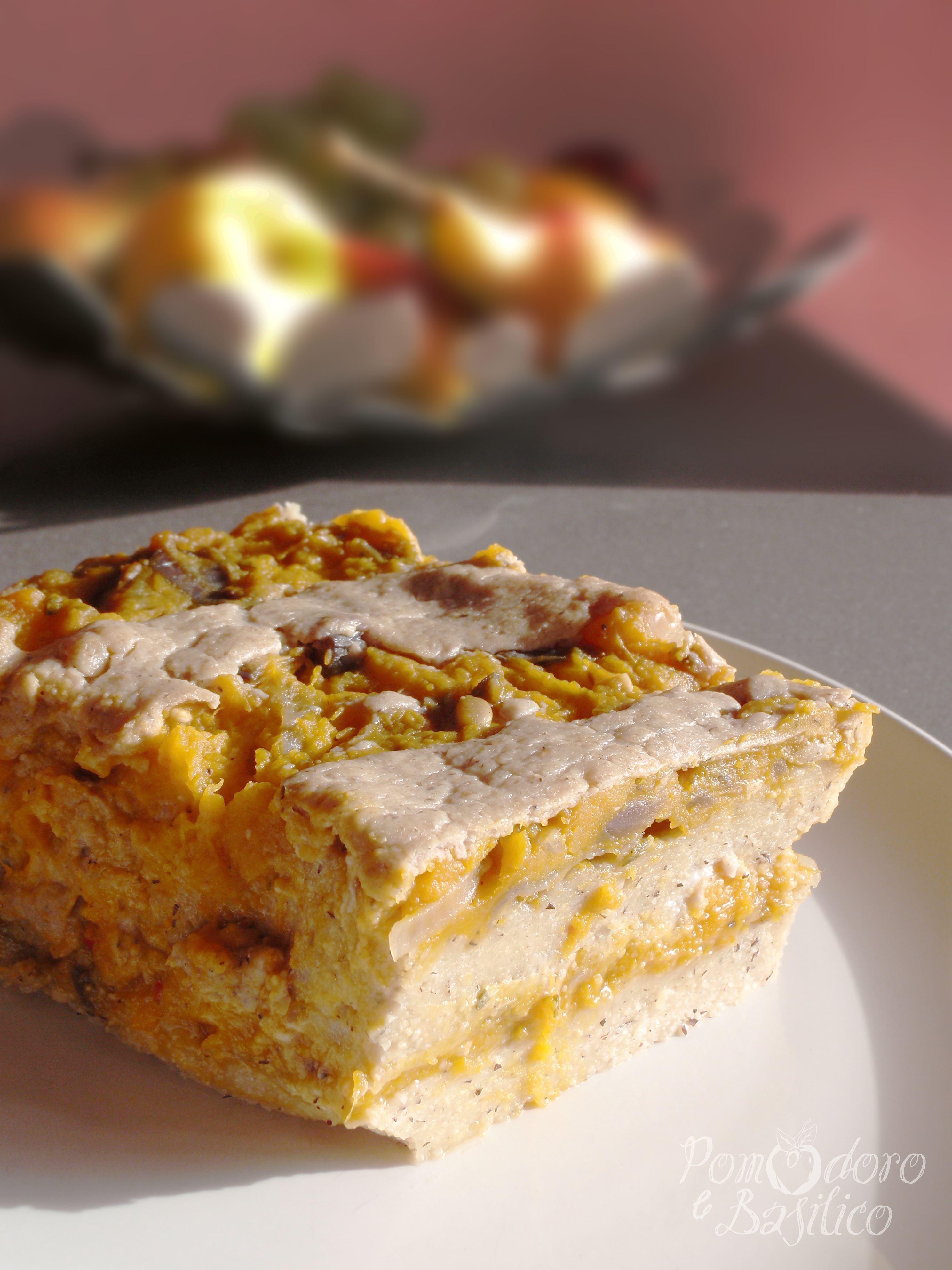 Tortino di polenta e zucca