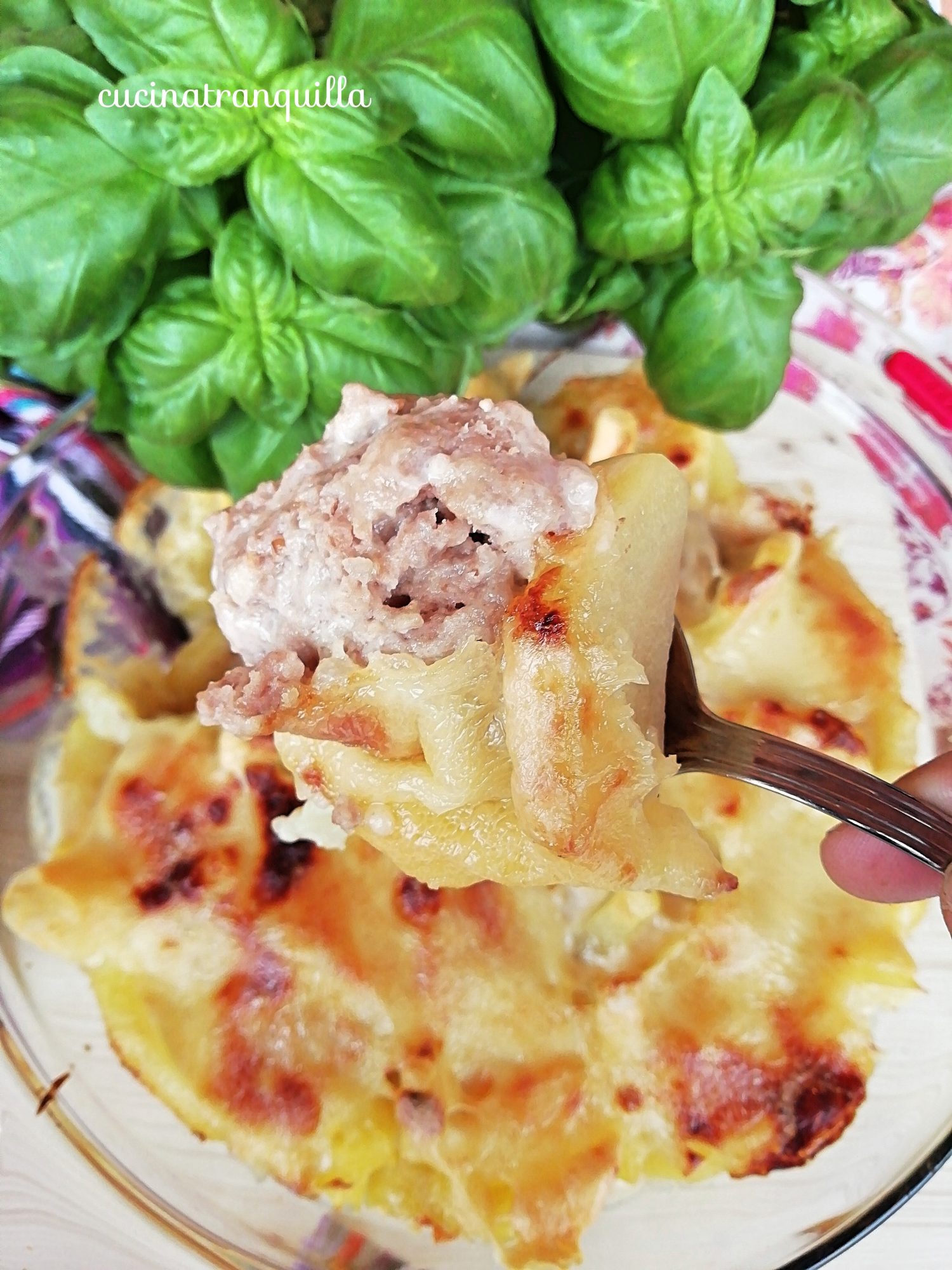 Tortino di polpette e patate