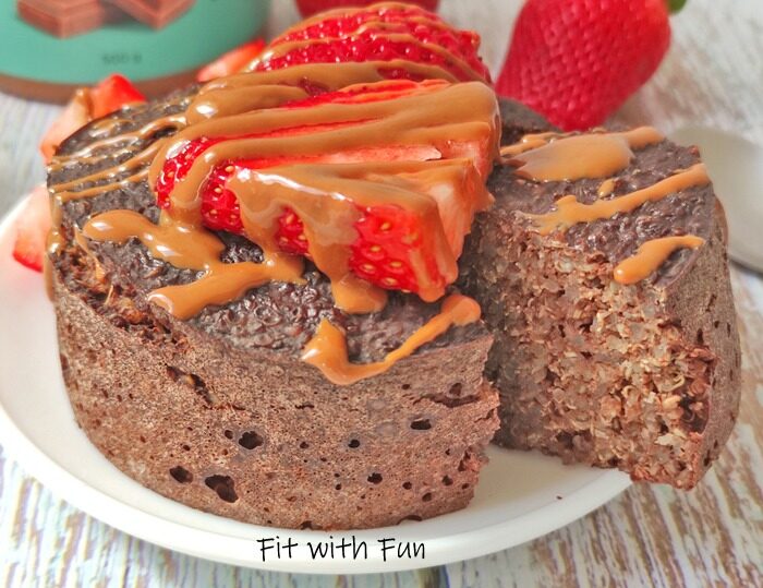 Tortino di quinoa e cacao 3 ingredienti proteico senza glutine né lattosio