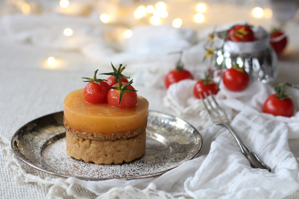 Tortino di riso dolce al pomodoro pachino
