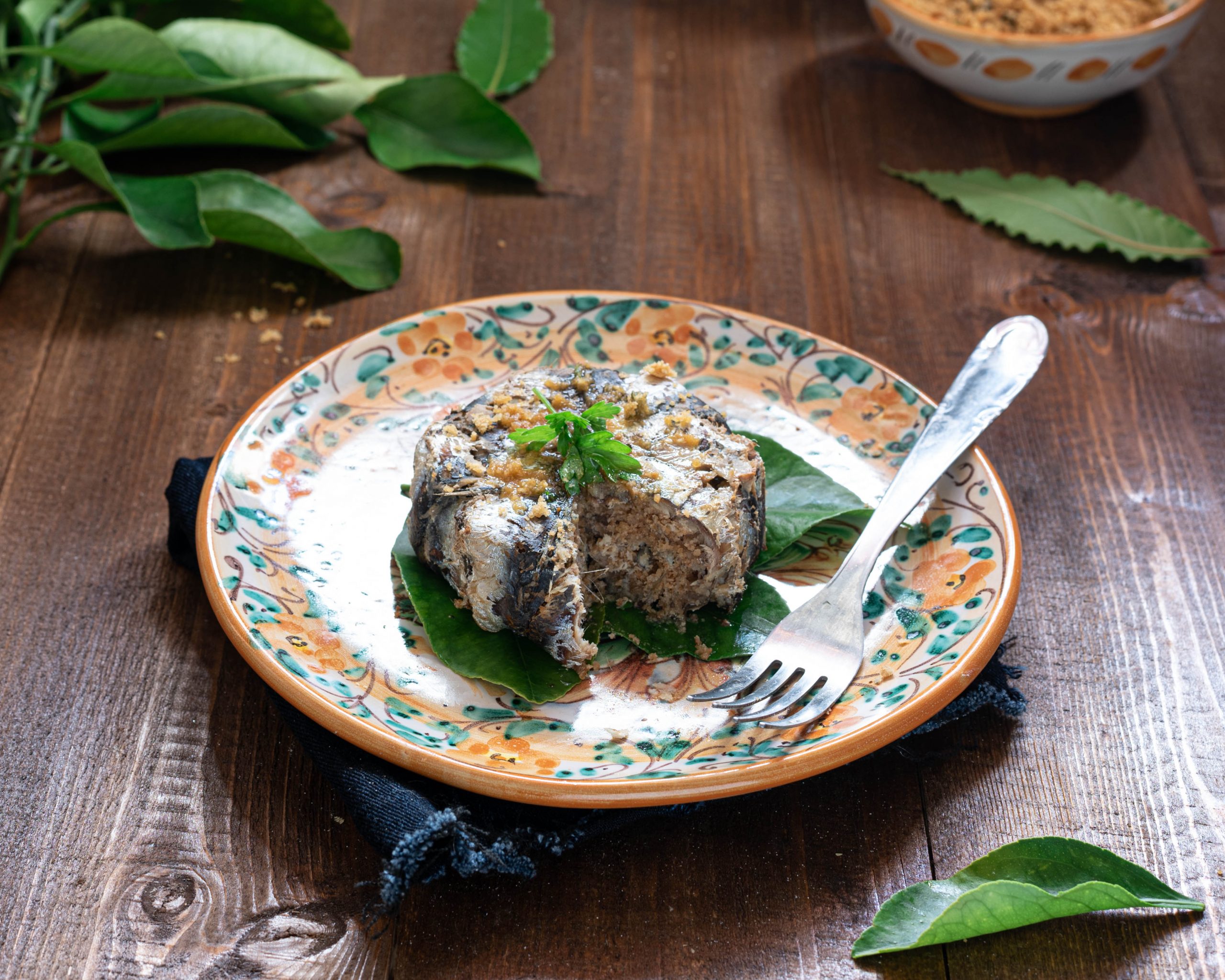 Tortino di sarde gratinato