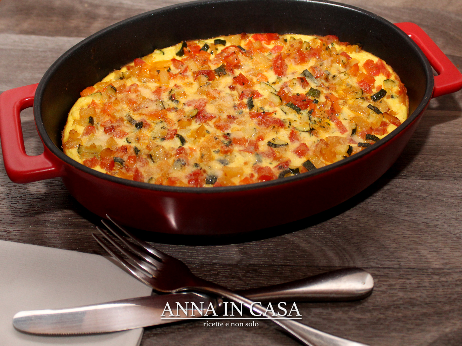 Tortino di verdure al forno