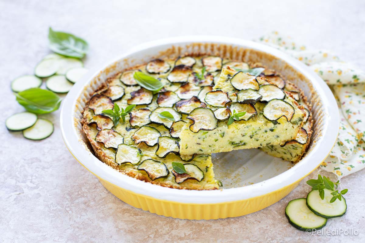 Tortino di zucchine con patate e ricotta